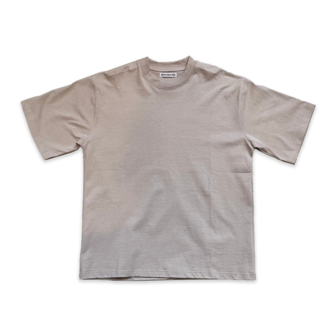 Atelier Amelot Blanks - T-shirt Ultra Luxe Desert Dust - Coupe Oversized