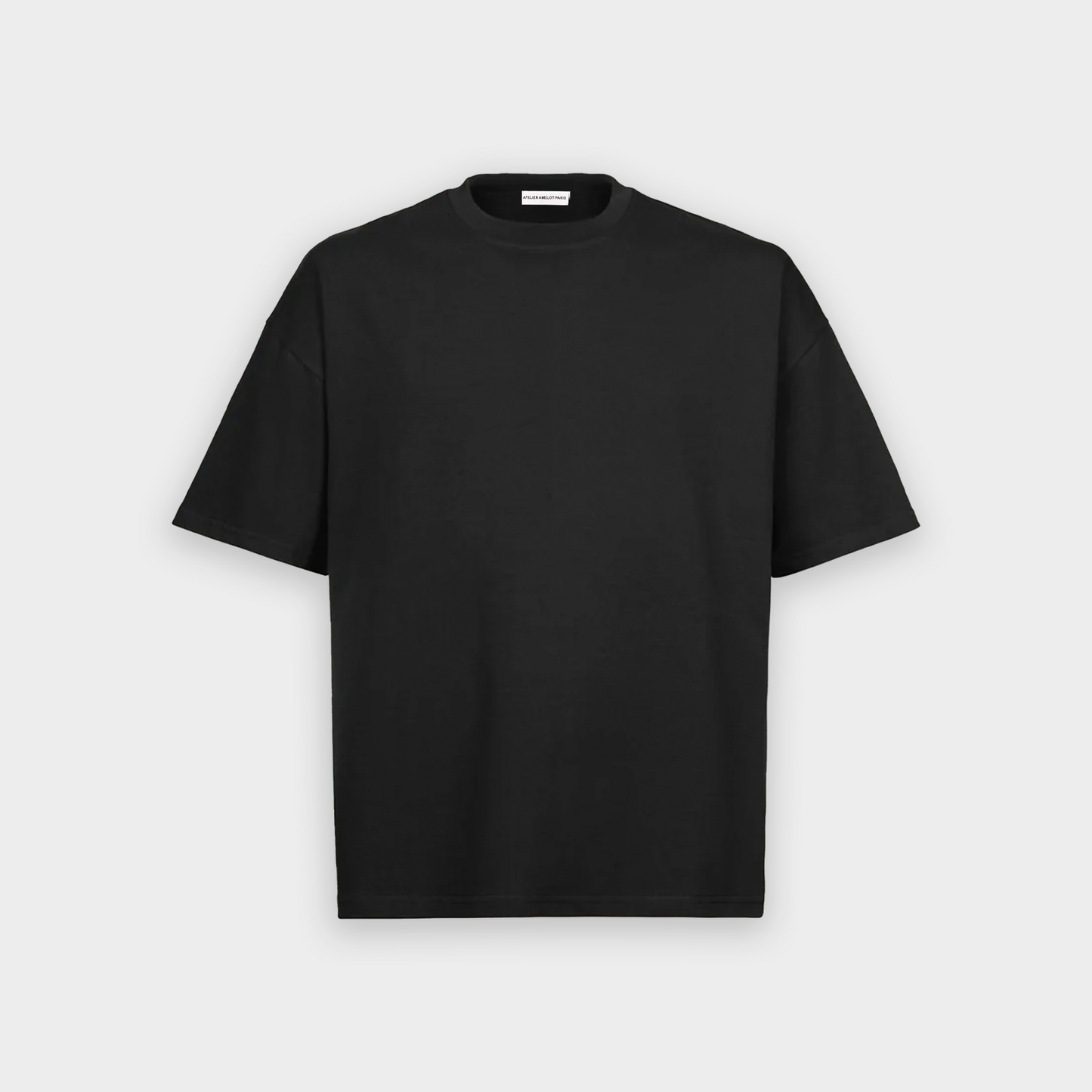 Atelier Amelot Blanks - T-shirt Luxe Black - Coupe Boxy