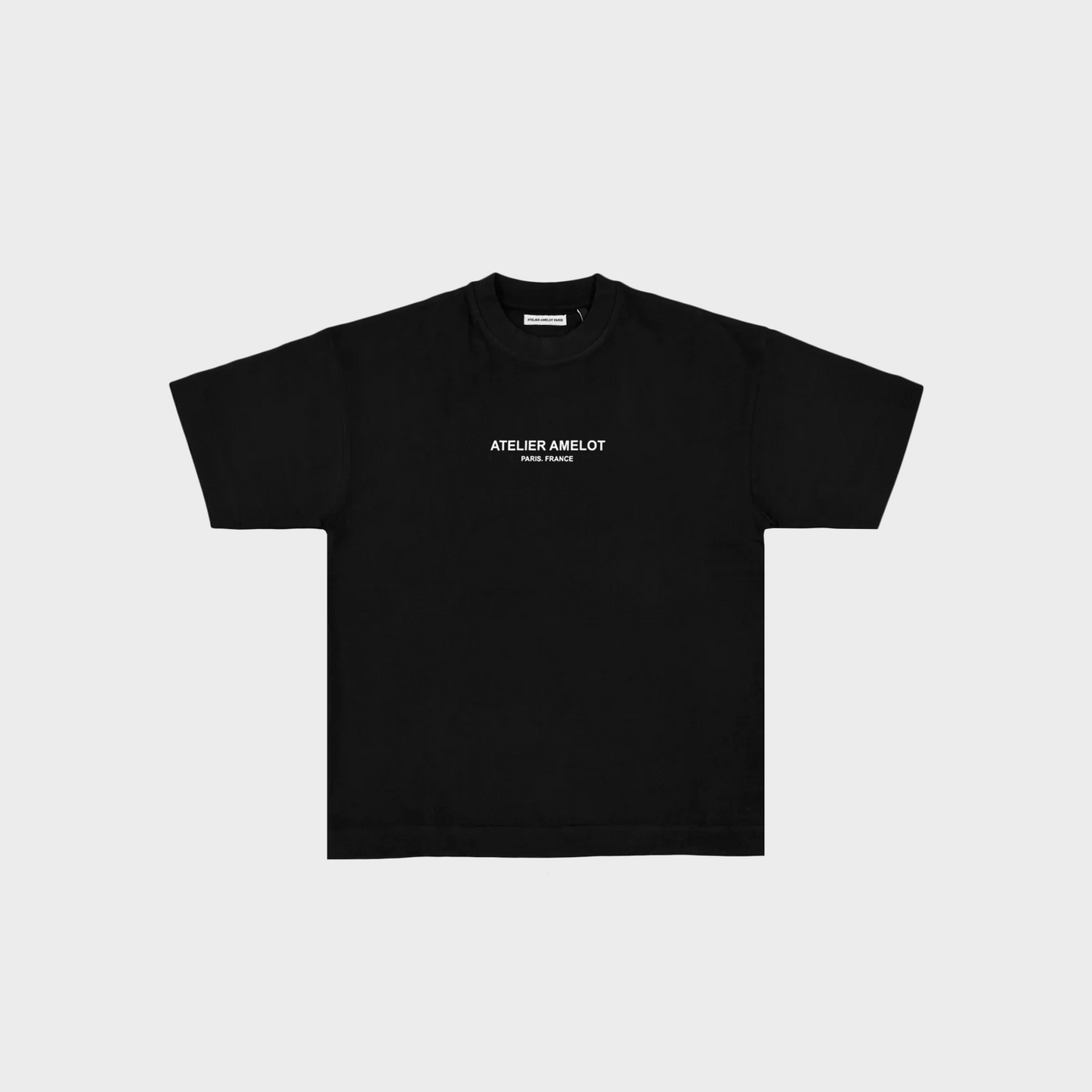 Atelier Amelot - T-shirt luxe Black Thank you Champs-Elysées - Coupe Regular