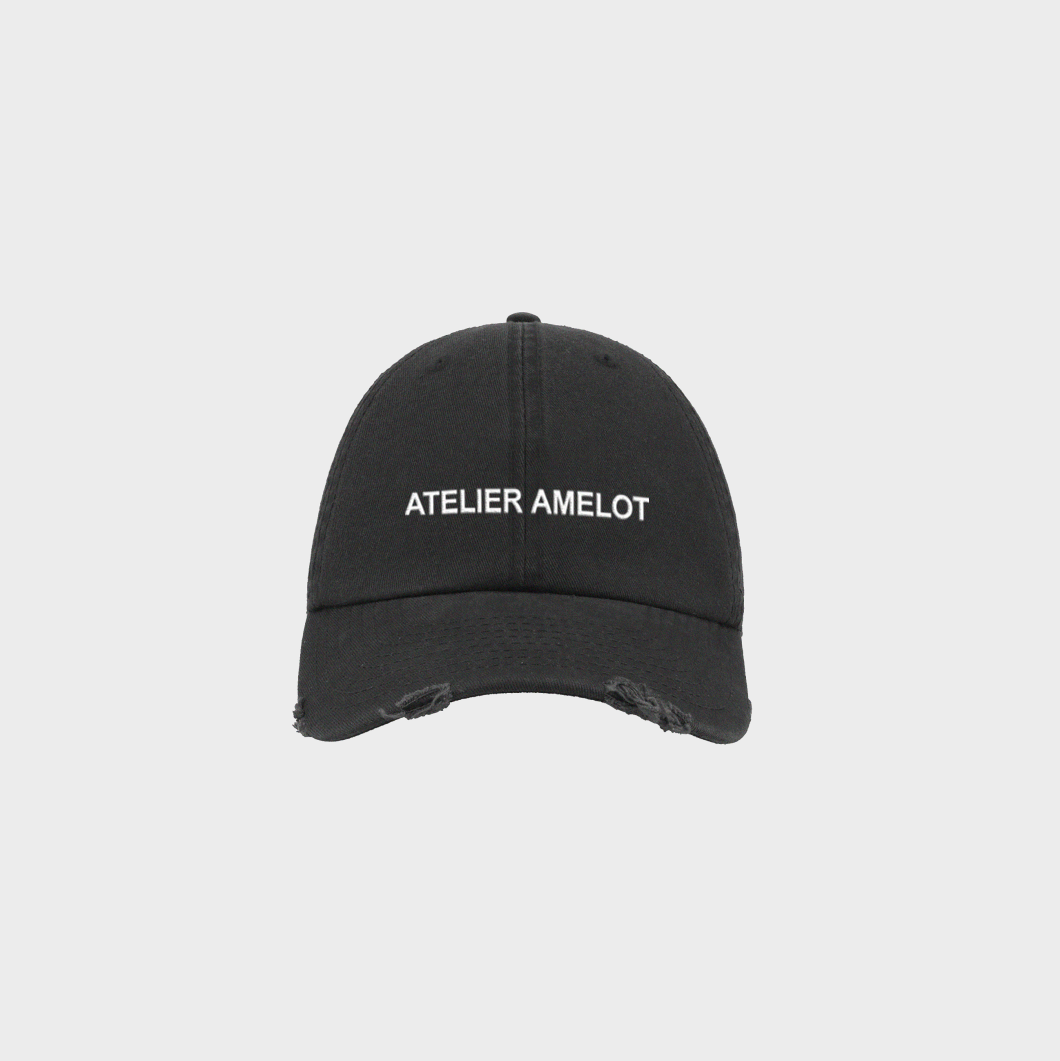Atelier Amelot - Dad hat Destroyed Vintage Black