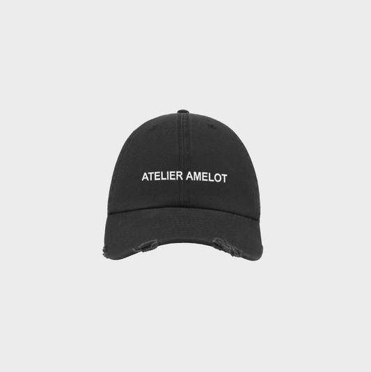 Atelier Amelot - Dad hat Destroyed Vintage Black