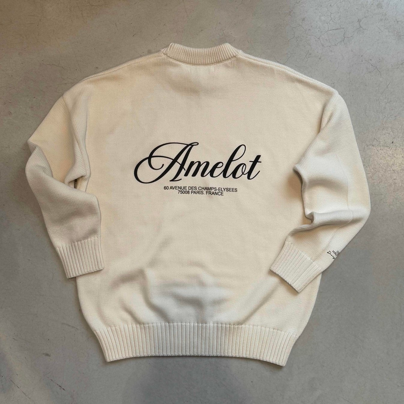 Atelier Amelot - Sweat Wool Luxe Ecru Haute Couture - Coupe Oversize