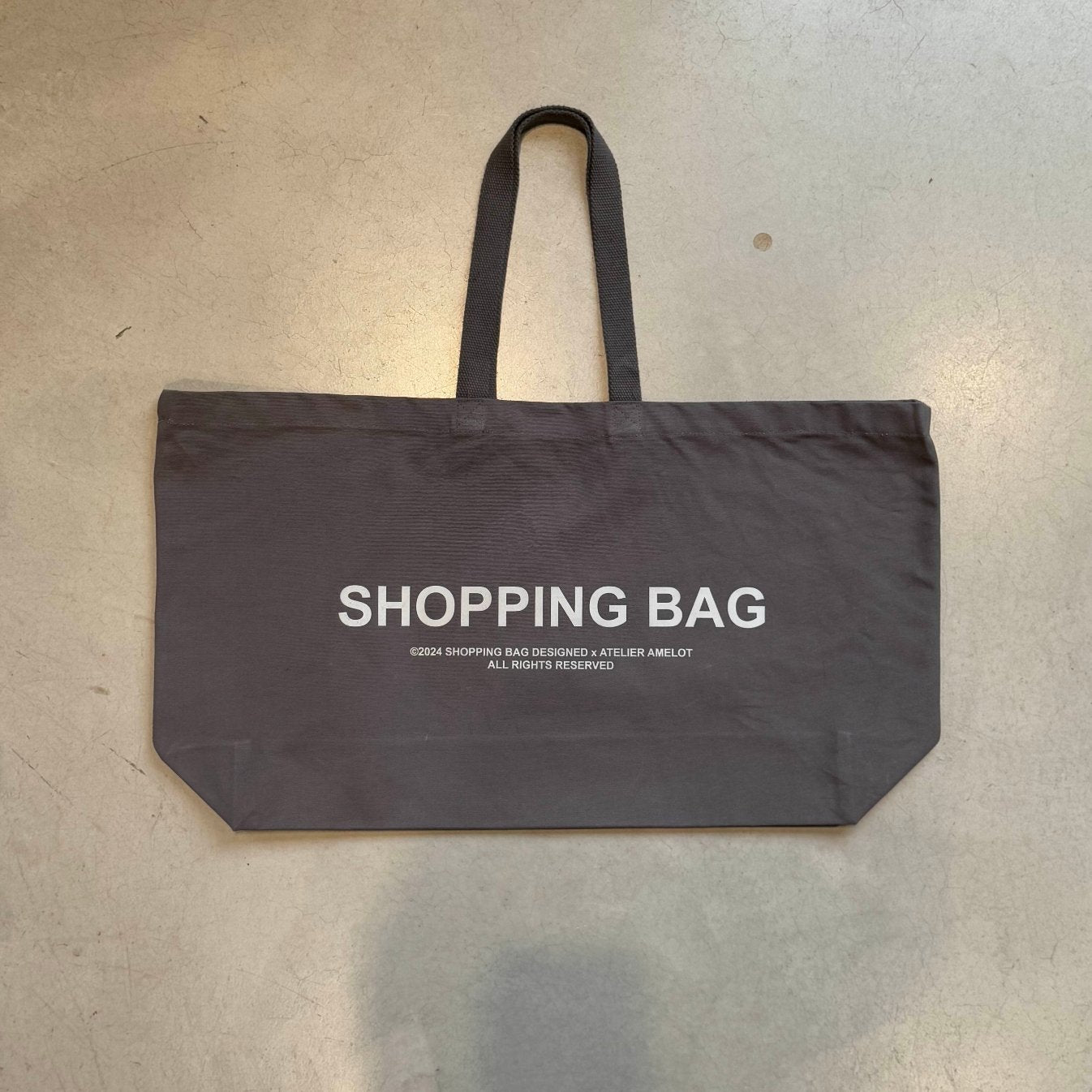 Atelier Amelot - Shopping Bag Luxe Grey - Grand Format