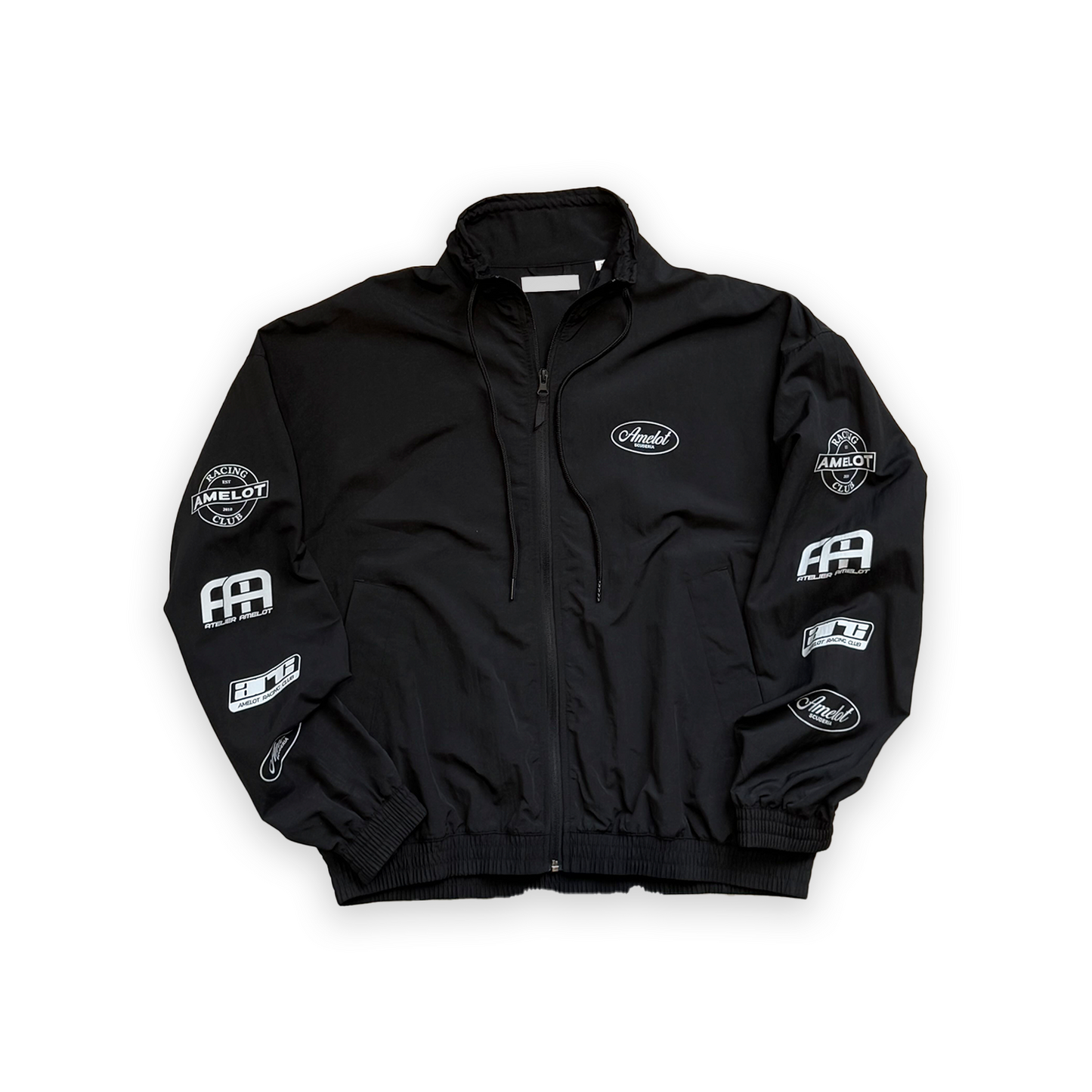 Atelier Amelot - Jacket Luxe Black Racing - Coupe Oversize