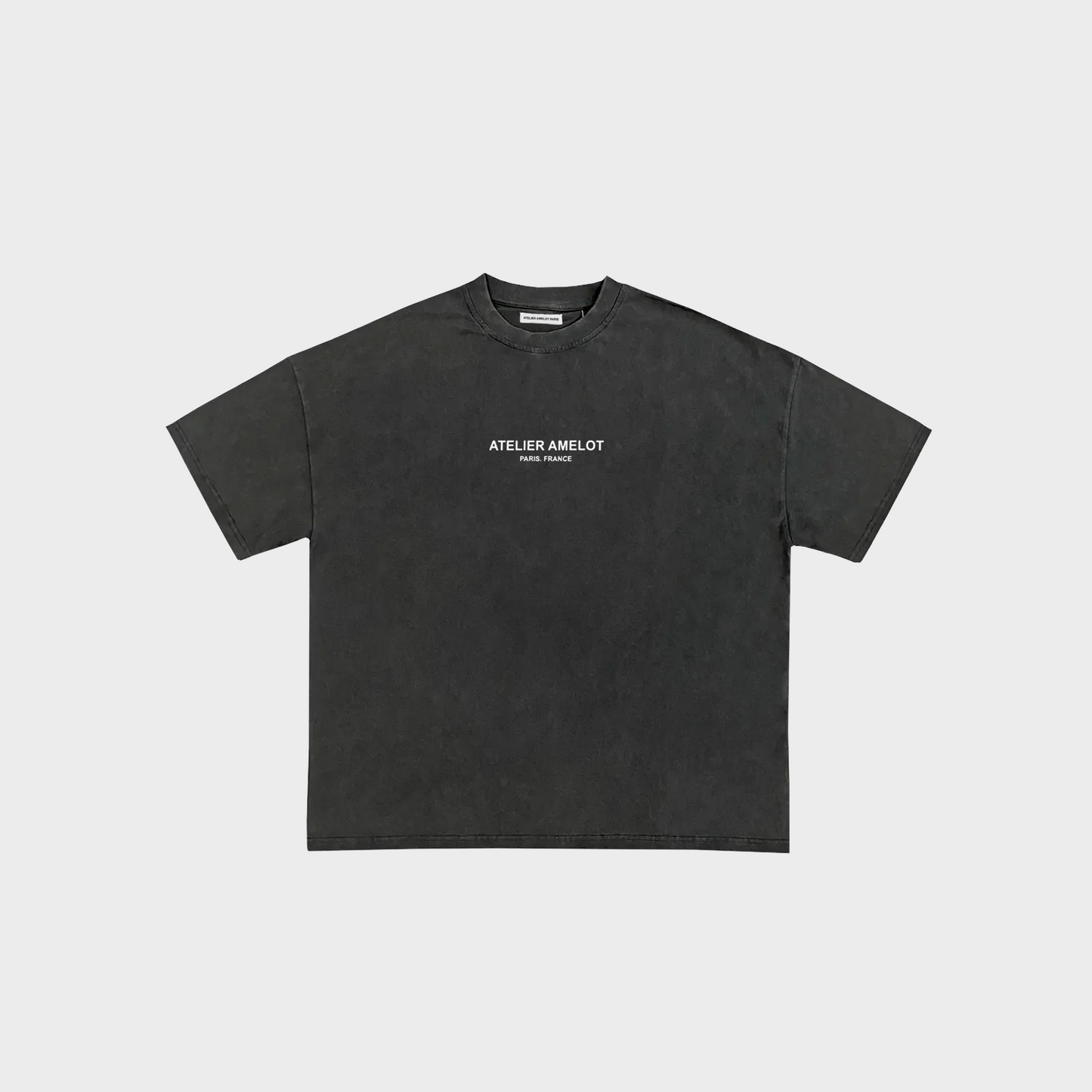 Atelier Amelot - T-shirt Luxe Vintage Black Thank you Champs-Elysées - Manches courtes