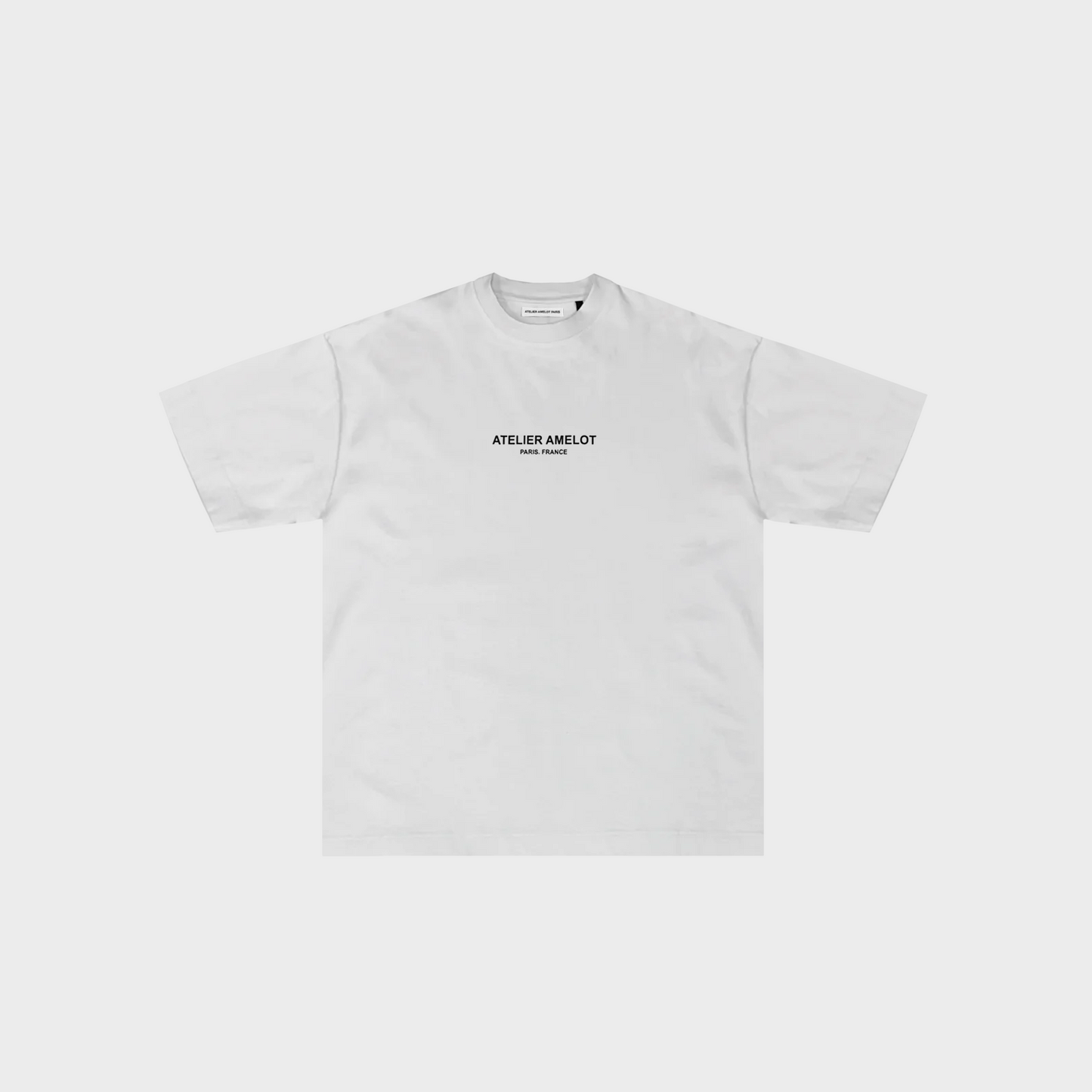 Atelier Amelot - T-shirt luxe White Thank you Champs-Elysées - Coupe Regular